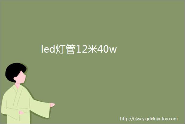 led灯管12米40w