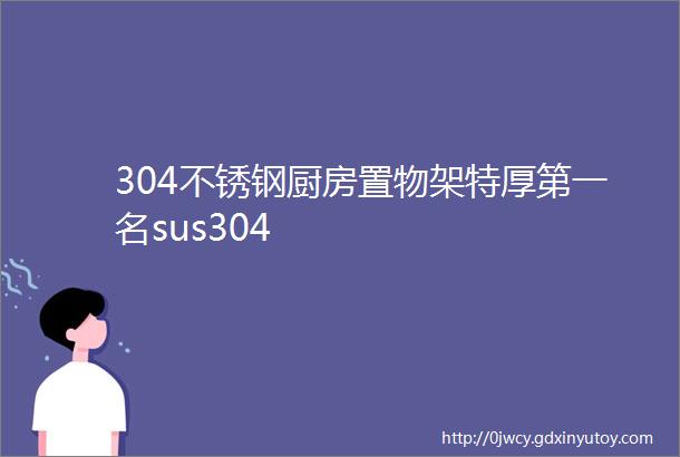 304不锈钢厨房置物架特厚第一名sus304